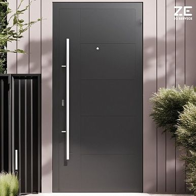 Алюминиевая входная дверь SOLID DOOR Aluvet Esthetic, арт. 222003
