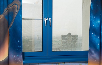 Пластиковое окно в детскую двустворчатое 1200 * 1350 мм