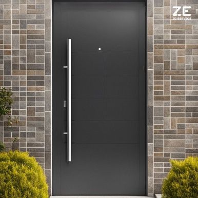 Алюминиевая входная дверь SOLID DOOR Aluvet Esthetic, арт. 222002