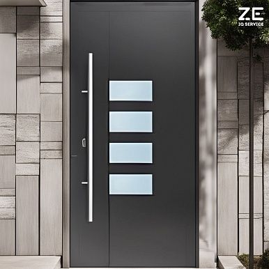 Алюминиевая входная дверь SOLID DOOR Aluvet Esthetic, арт. 222103